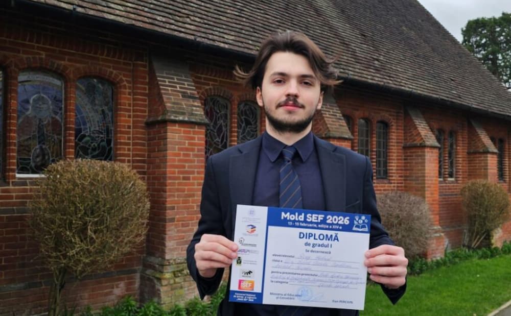 Sixth Form Chigwell School Boarder, to Represent Moldova at Regeneron ISEF 2026